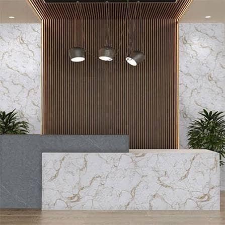 Pvc wall panel-Solid panel-Wallpaper-4 by8 ceiling-blinds-fluted panel 16
