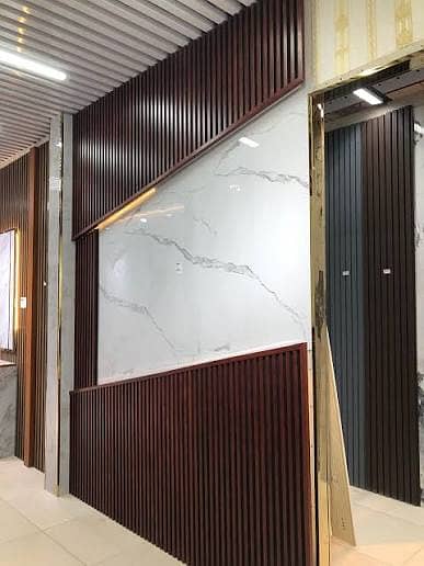 Pvc wall panel-Solid panel-Wallpaper-4 by8 ceiling-blinds-fluted panel 19