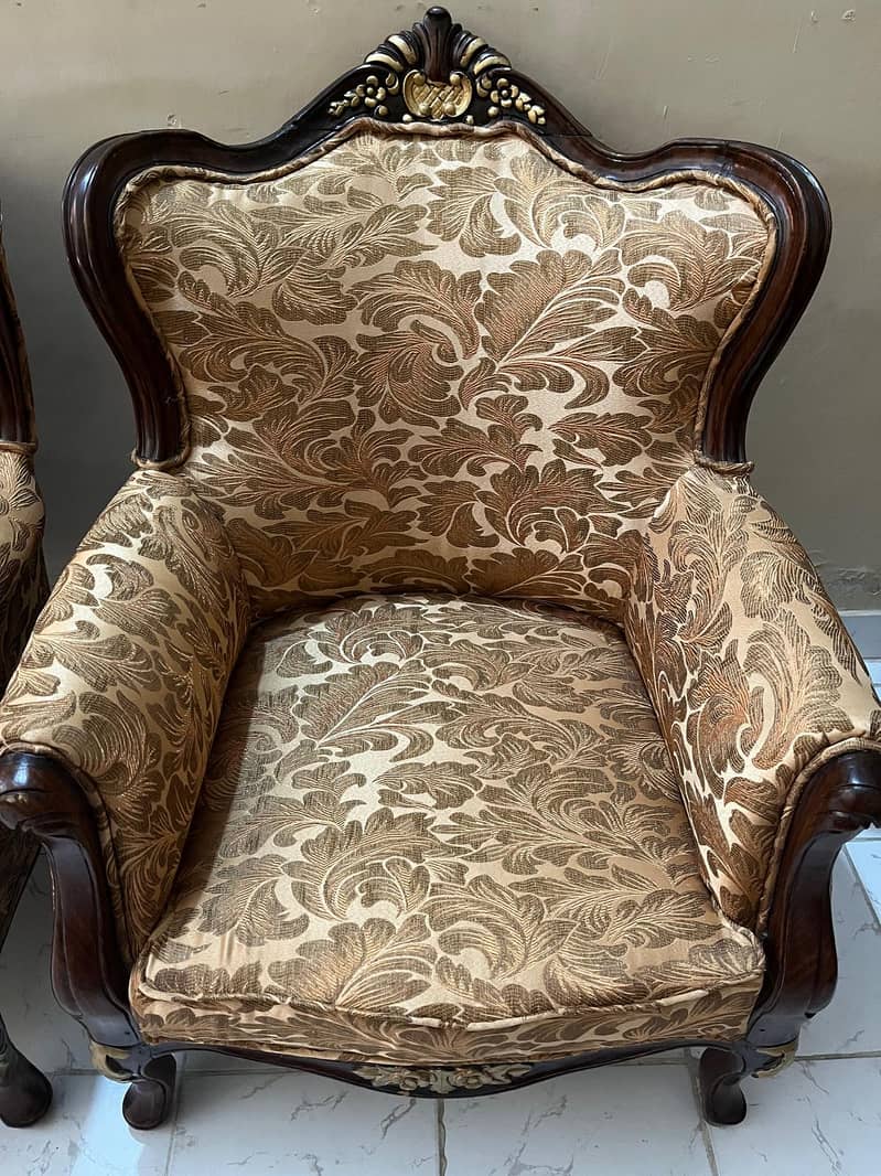 7 Seater Sofa Set Solid Wood 1