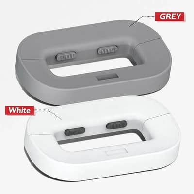 One hand fridge lock white ABS plastic