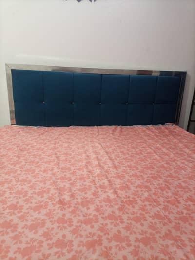 Iron bed queen bed