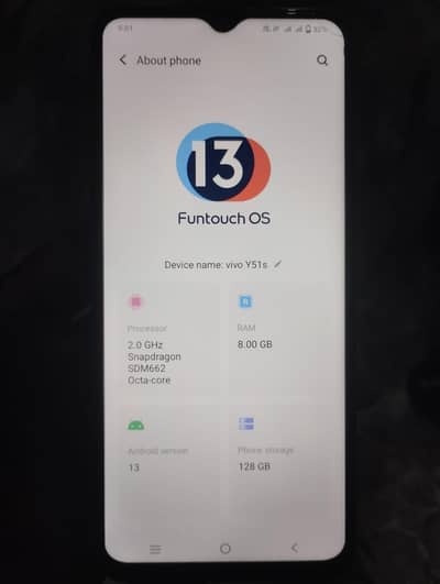 Vivo Y51s panel or back change ha original back available ha