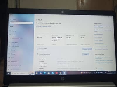 hp laptop core i3 7th gen