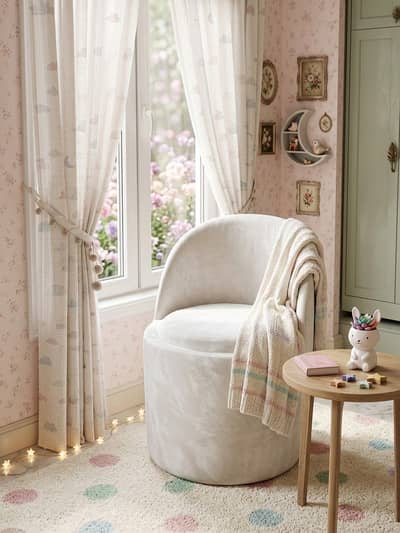 Luxury Velvet Ottoman Storage Stool/Chair | Sofa Chair