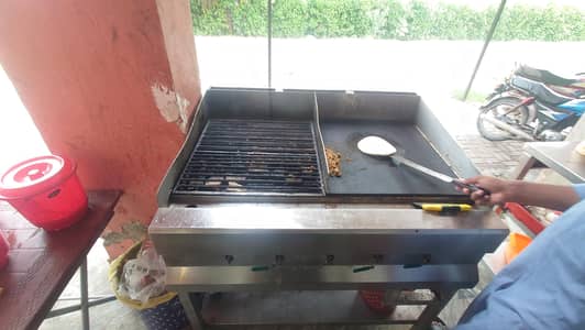 grill and hot plate conter