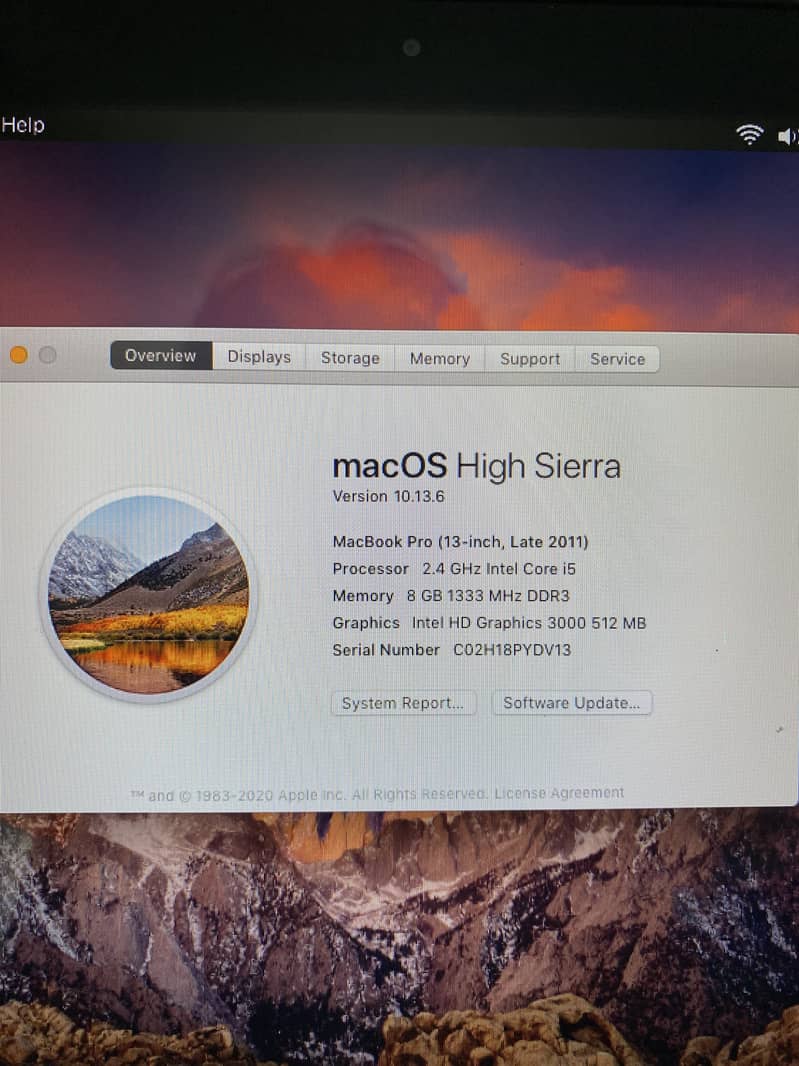 Macbook pro 2011 1
