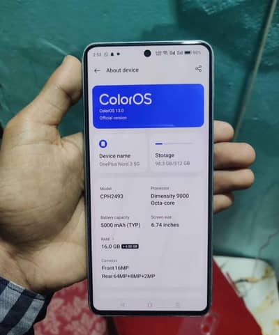 OnePlus Nord 3 / Ace 2V (16/512GB) All Okay
