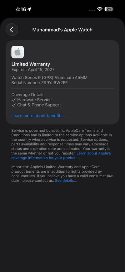 Apple watch Series 9 45mm Kit
