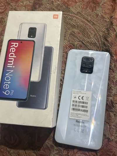 Redmi note 9pro 6/128 official pta with box