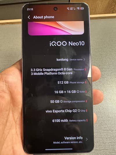 Vivo iQOO Neo10