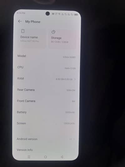Infinix hot50 pro