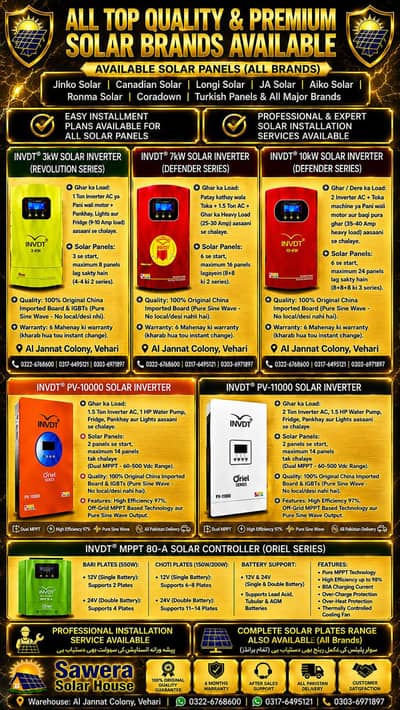 INVDT® Solar Inverters & MPPT Controllers - Direct Wholesale Rates!