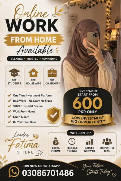 Online work from home