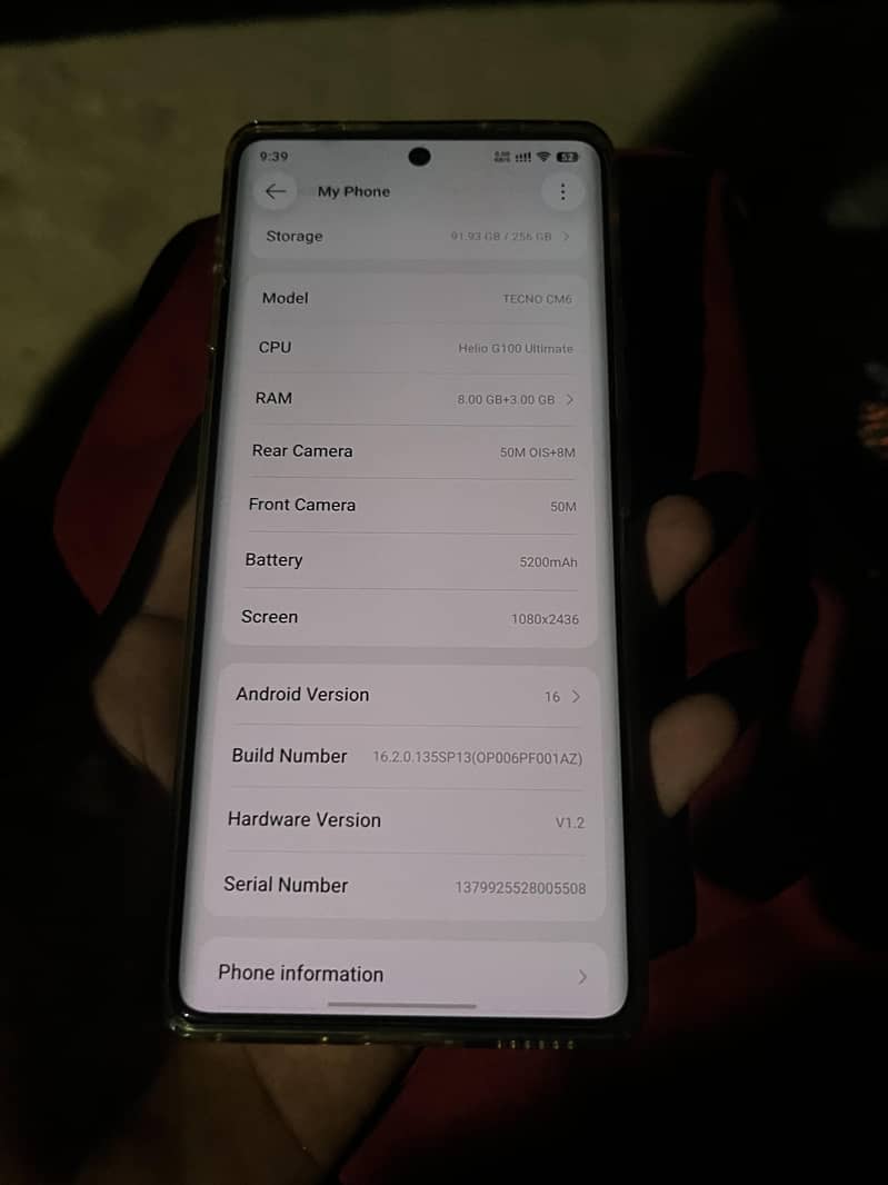 Tecno comon 40 pro 1