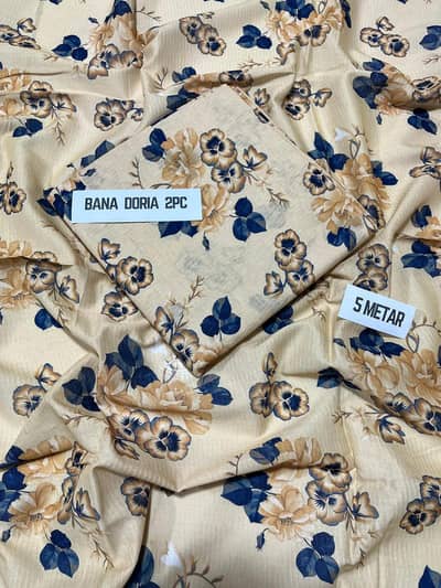 Product Name*: 2 Pcs Women's Unstitched Digital