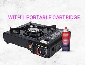 Portable Gas Stove With Cylinder. For indoor and Out Door Cooking.