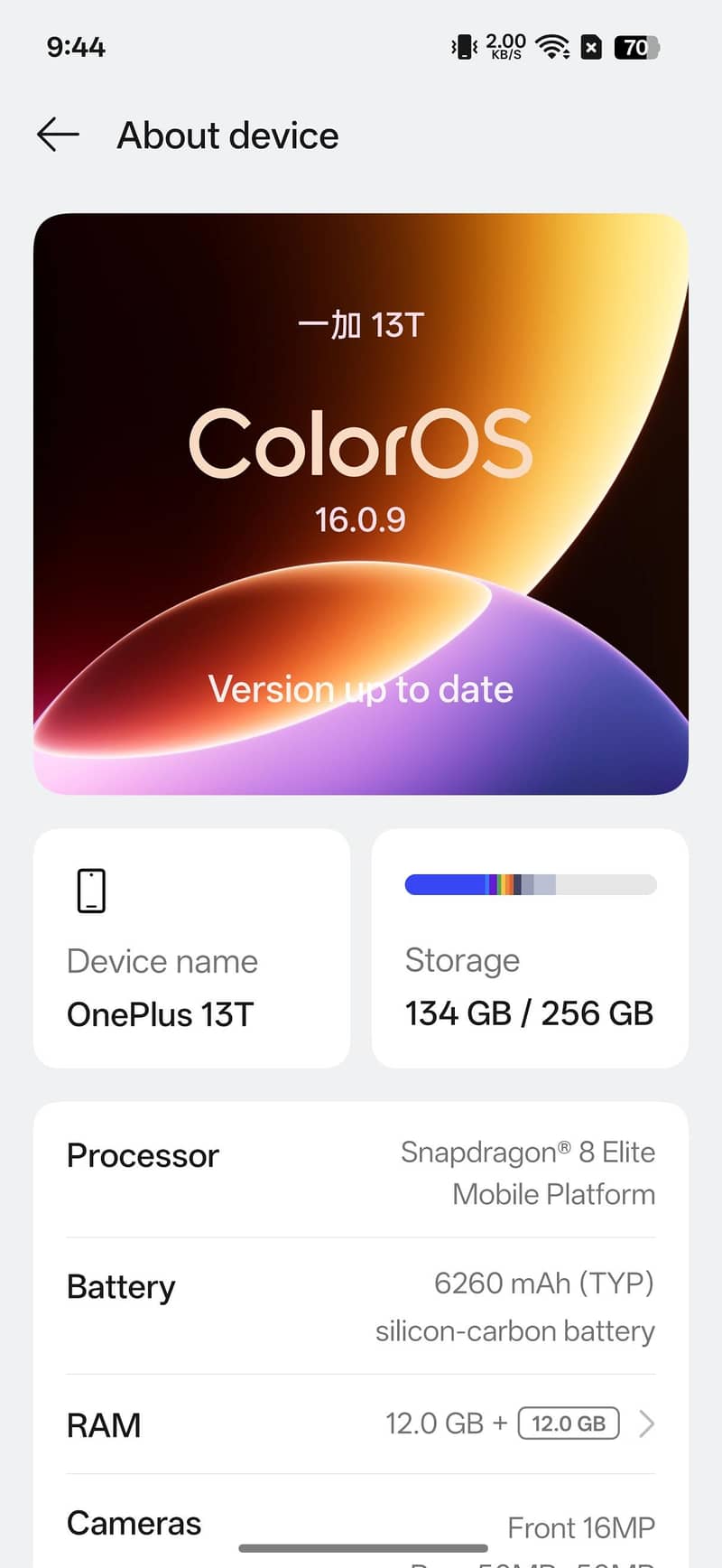 One Plus 13T 1