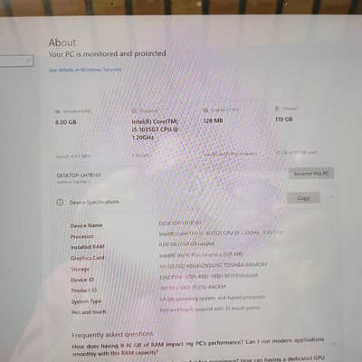 8 ram 128 gb storng