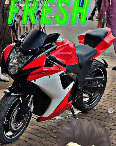 kavasaki gpz400 modified into gxr750 inline four engine