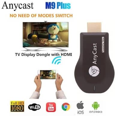 Anycast M9 Plus Wireless HDMI Display Mobile to TV Screen Mirroring