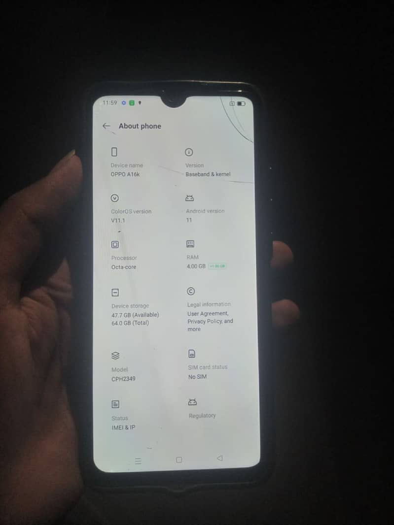OPPO A16k 5