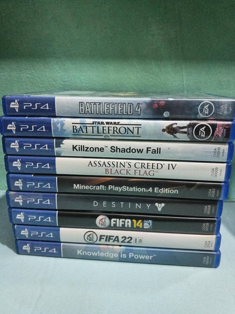 9 PS4 games 0