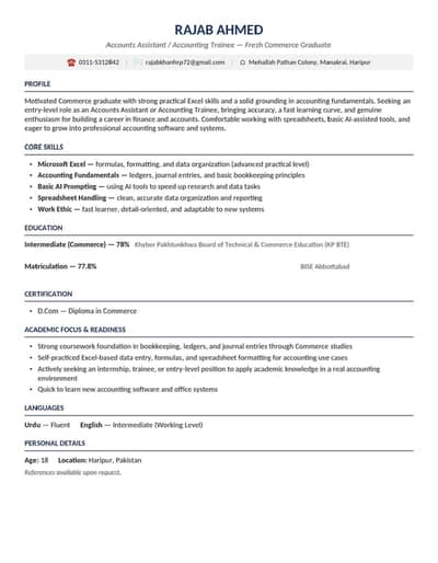 Job seeker