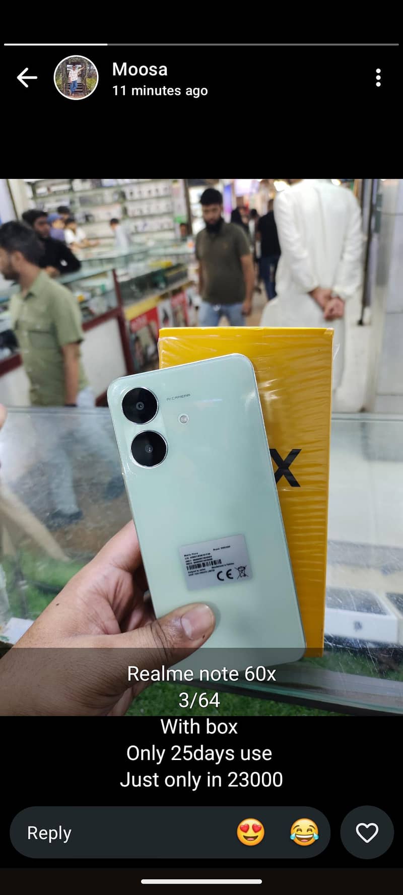 Realme Note 60x 0