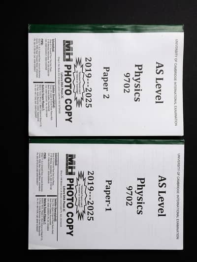Cambridge AS levels Physics PASTPAPER