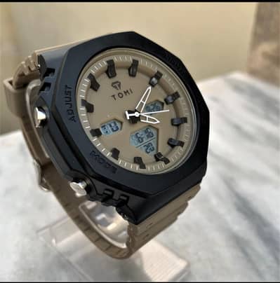 Tomi T-217 Dual Time Sports Watch