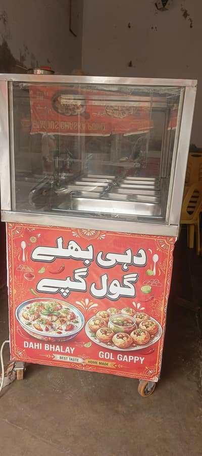 Russian salad counter, Dahibhala, golgappa chanachaat shop for sale