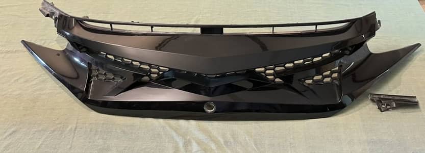 Honda Civic X Front Grill Batman Style Black Model 2016-2021