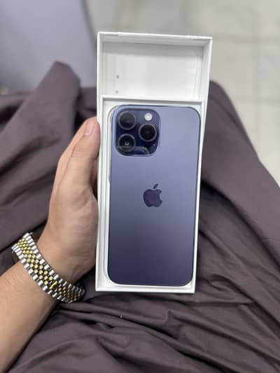 iPhone 14 Pro Max pta approved 256 gb hk dul sim with box urgent sell