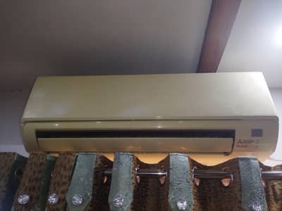 MITSUBISHI 1 TON SPLIT AC WORKING