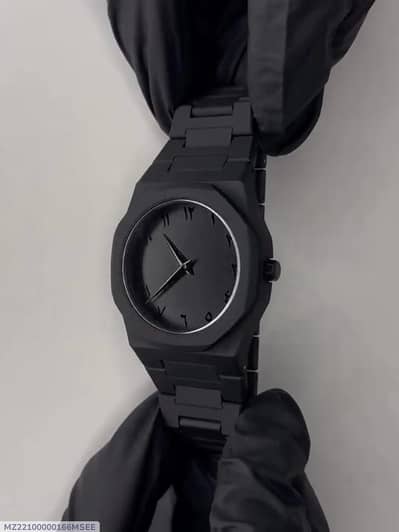 Carbon fiber man's watch