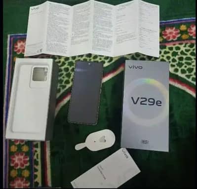 vivo v 29 e mobile 12/256/gb RAM memory official PTA