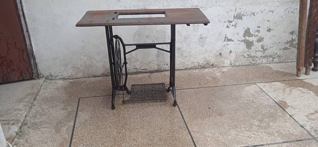 Swing Machine Stand old wooden