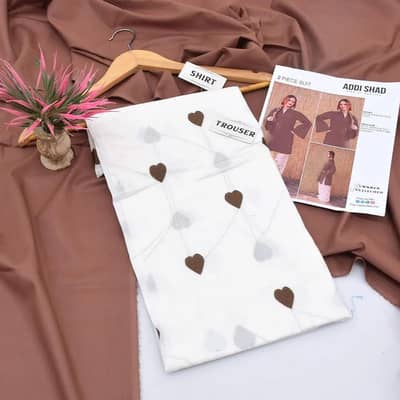 Addi Shad 2-Piece Premium Summer Suit – Unstitched
