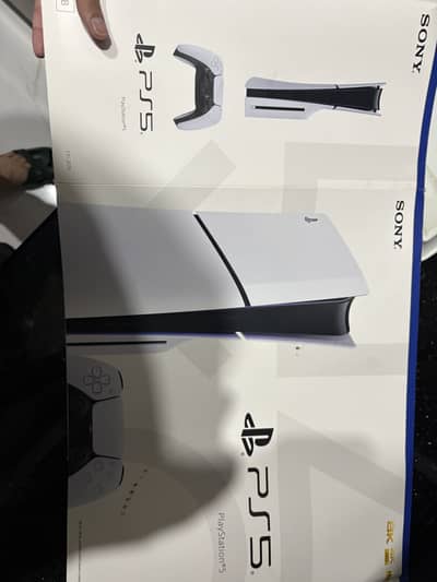 Ps5 slim disc 1 tb with box and accessories