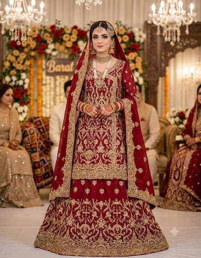 Amir Lehngay maxi and sherwani house