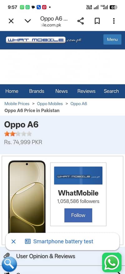 oppo A6 8gb128
