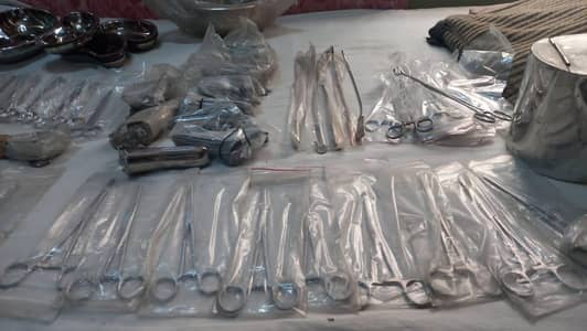 Surgical instruments for hospital  brand new  Ended my own hospital