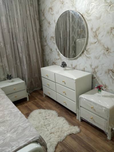 Bed set/king size bed set/wooden bed set/wooden bed /deco paint bed