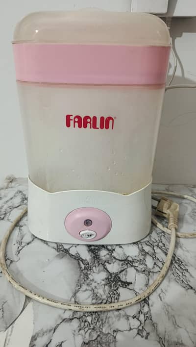 Farlin sterilzer 3 bottles steamer