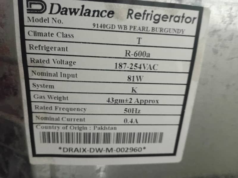 Dawlance Refrigerator 8