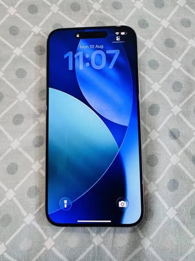 iPhone 15 Pro max Natural Titanium Official PTA Approved Complete Box
