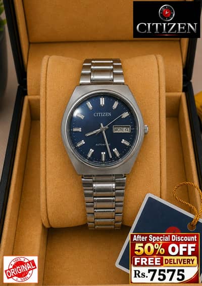 Seiko 5 Citizen Orient Automatic Pre-Owned watch Japan 03161737353