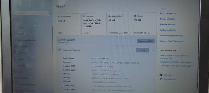 Dell Laptop Latitude 6320 For Sale