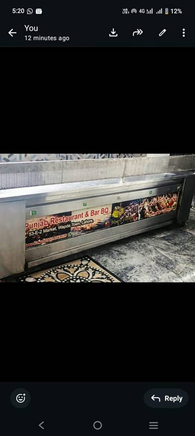 Stainless steel Barbeque Counter
