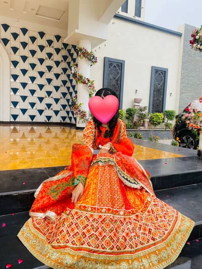 Zahra Ahmed luxury collection Lehenga dress,small size